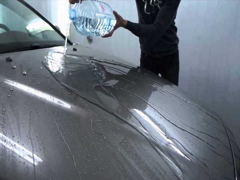 Покрытие и полировка автомобиля жидким стеклом своими руками
