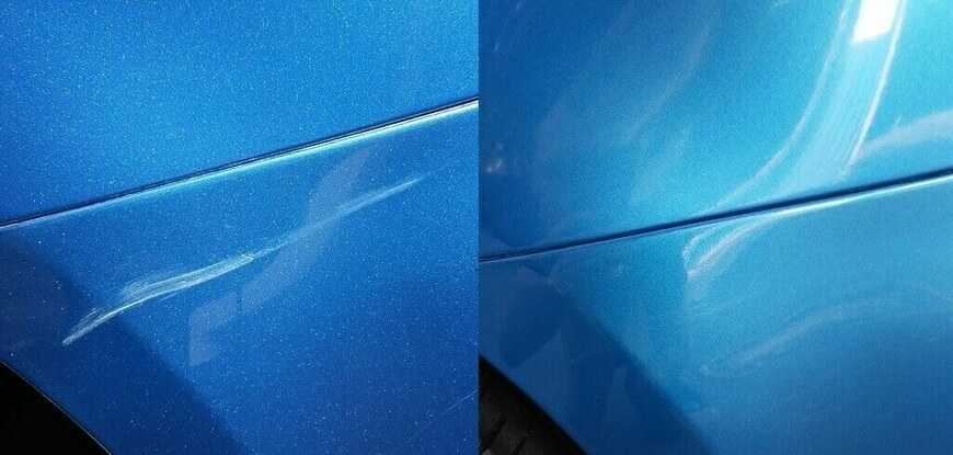 Удаление царапин на кузове автомобиля без покраски в москве