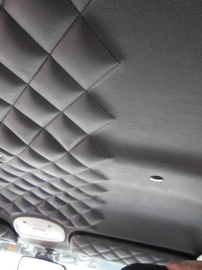Технология перетяжки потолка в салоне автомобиля