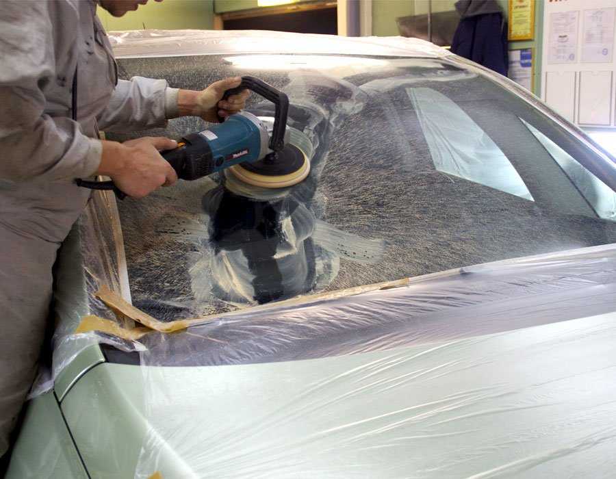 Технология полировки стёкол автомобиля от царапин