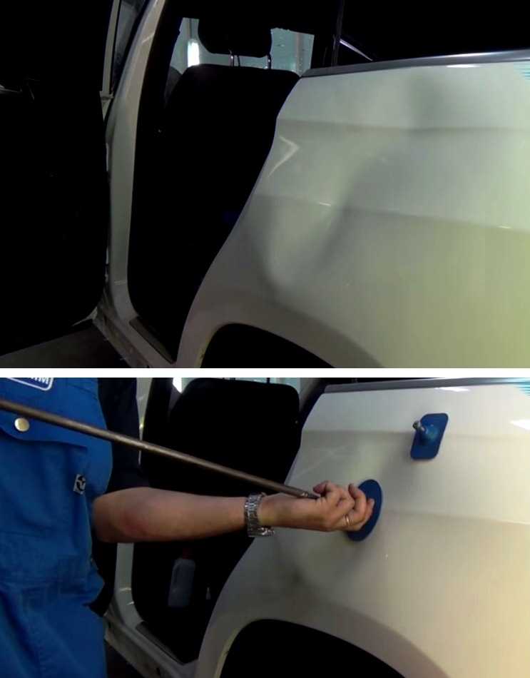 Как вытянуть вмятину на машине своими руками