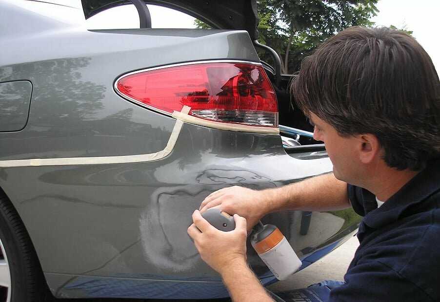 Предварительная подготовка поврежденного бампера к покраске - все о покраске автомобилей