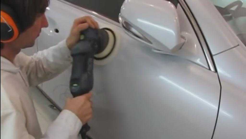 Полировка автомобиля после покраски для удаления шагрени и прочих дефектов